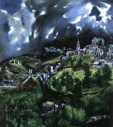 El Greco A View of Toledo oil painting reproduction